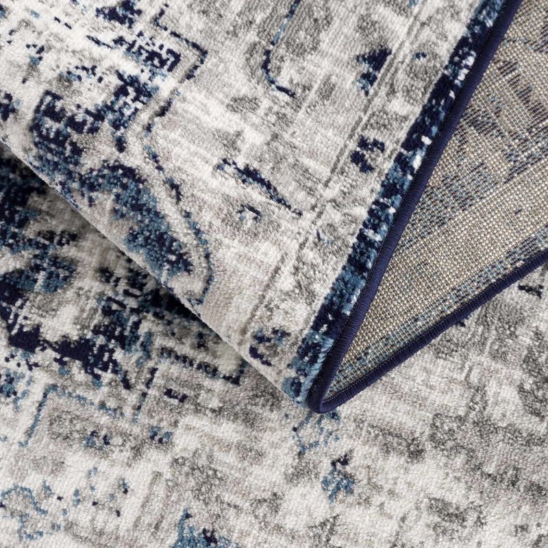 Buenaventura Navy Area Rug - Clearance by Boutique Rugs