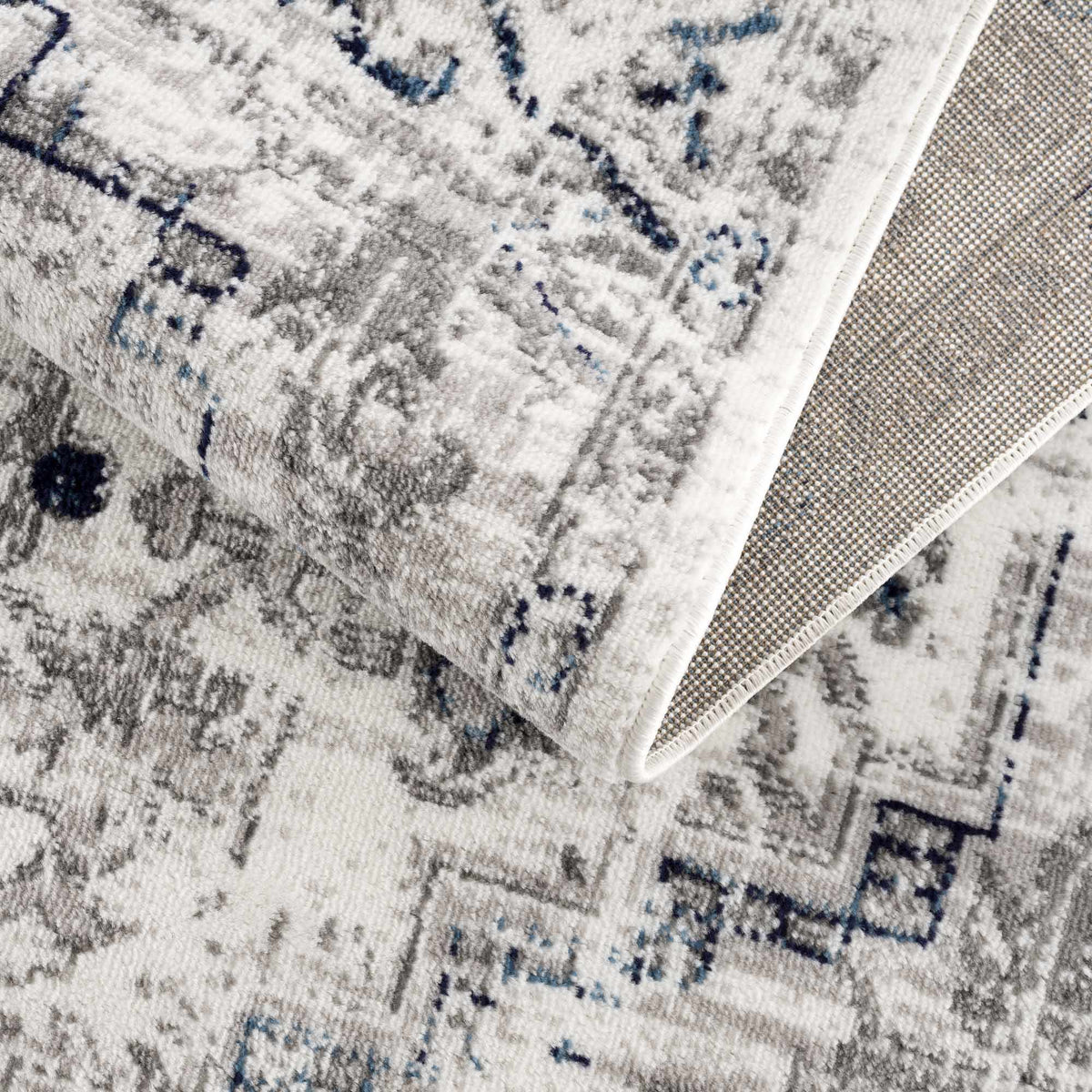 Buenaventura Cream & Navy Area Rug, photo 8 of 17