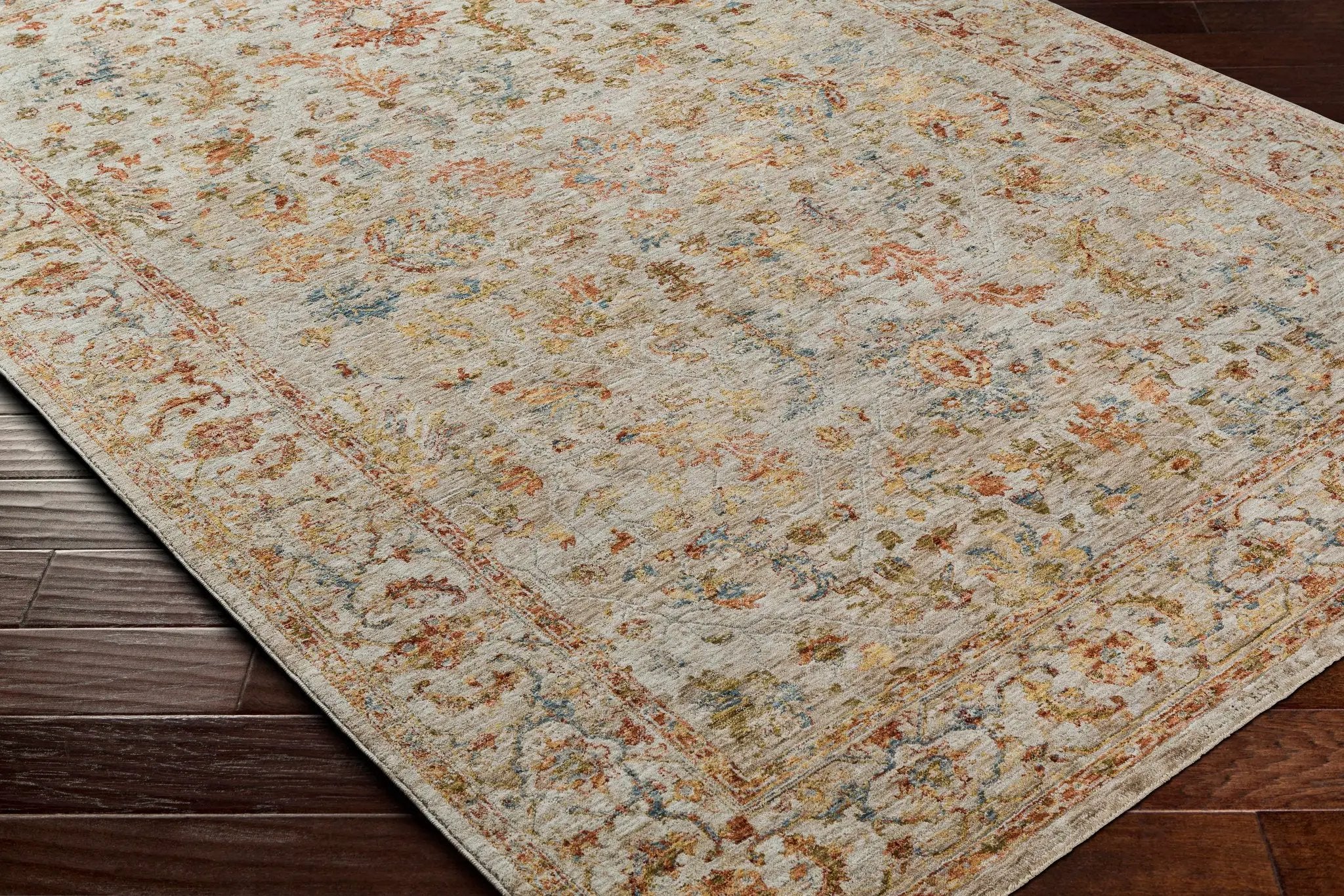 Asabi Tan Textured Rug with Fringes by Boutique Rugs