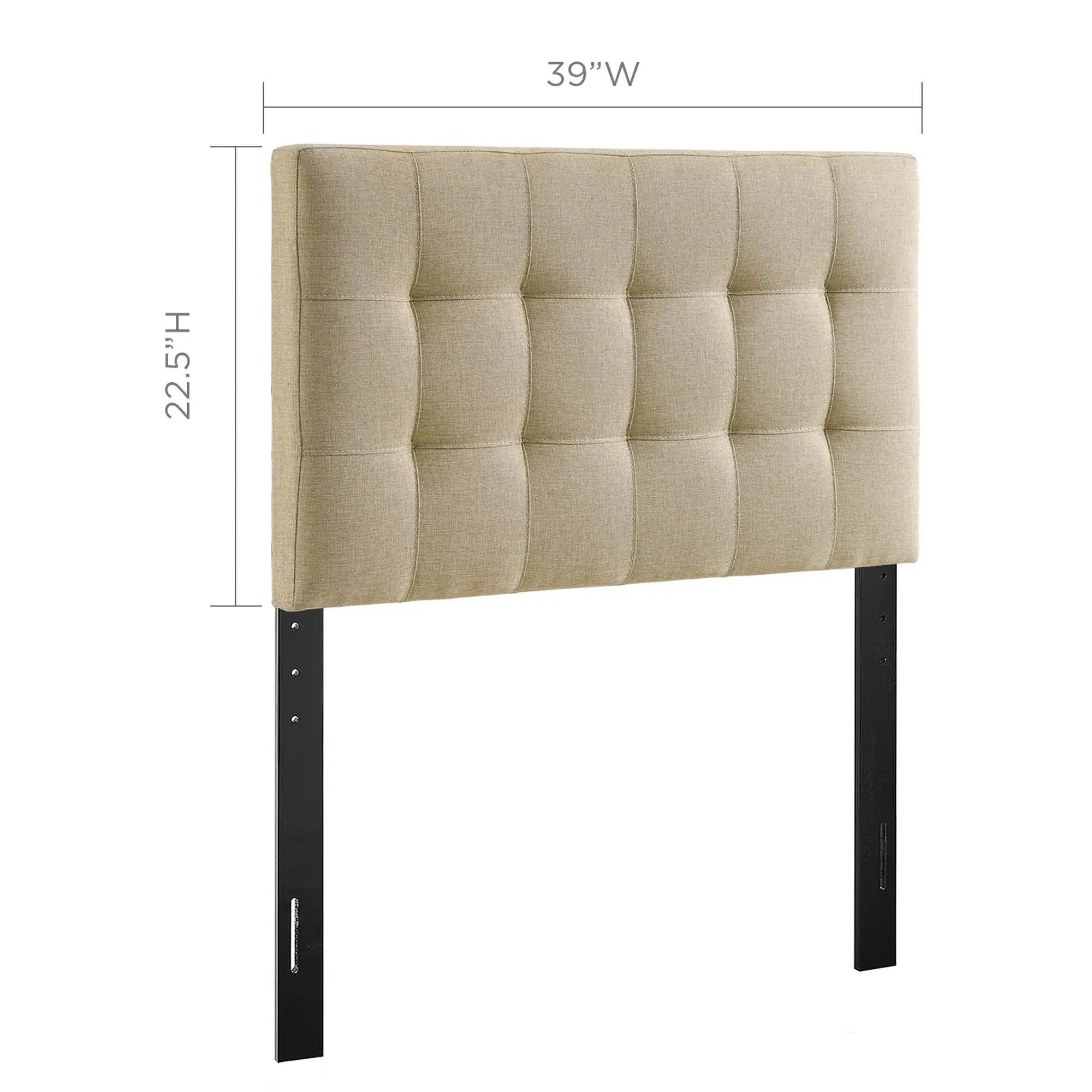 Lily Upholstered Fabric Twin Headboard by Modway by HouseOfZazla