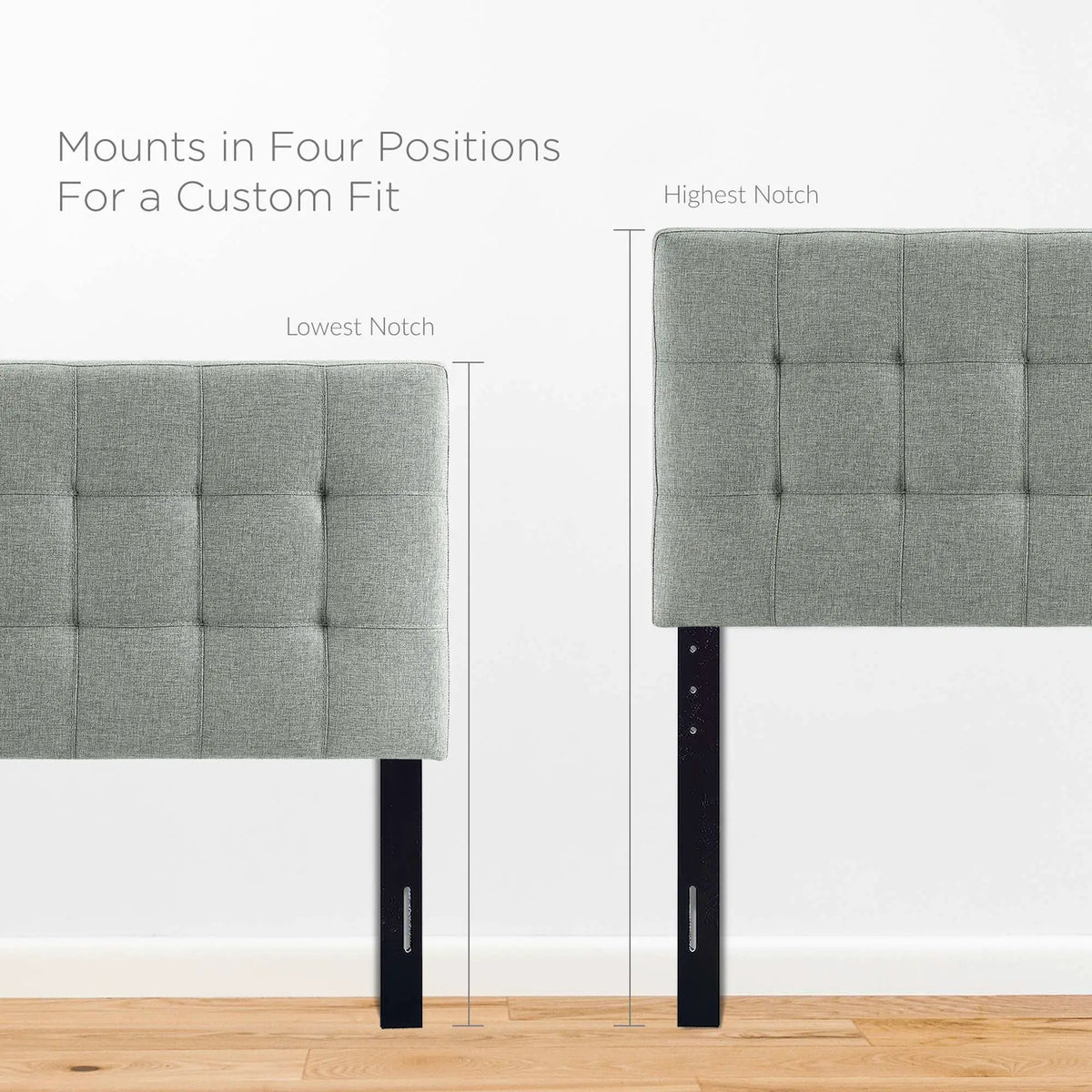 Lily Upholstered Fabric Twin Headboard by Modway by HouseOfZazla