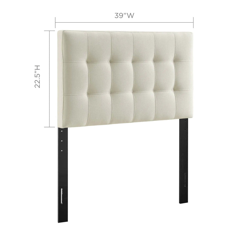 Lily Upholstered Fabric Twin Headboard by Modway by HouseOfZazla