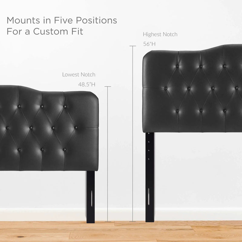 Annabel Upholstered Vinyl Queen Headboard by Modway by HouseOfZazla