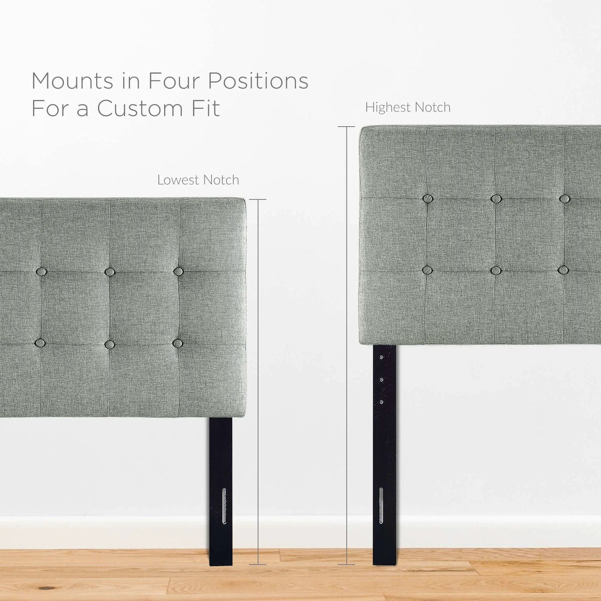 Emily Upholstered Fabric Twin Headboard by Modway by HouseOfZazla