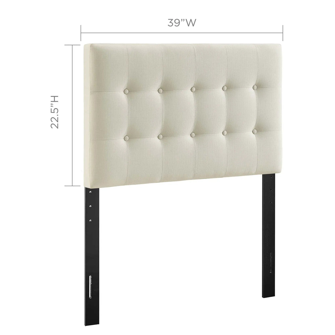 Emily Upholstered Fabric Twin Headboard by Modway by HouseOfZazla