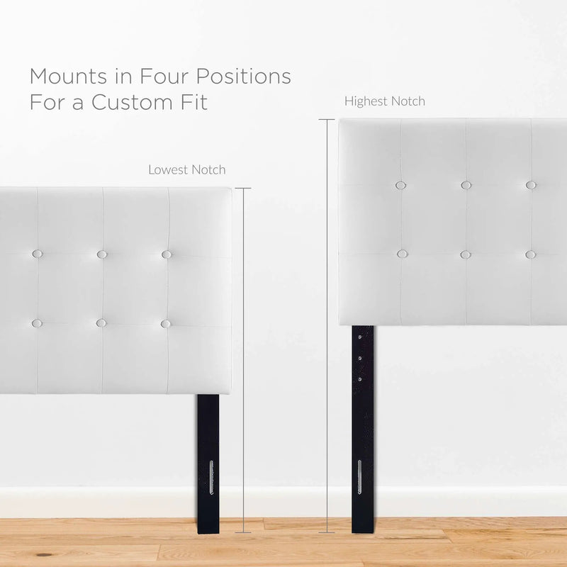 Emily Upholstered Vinyl Twin Headboard by Modway by HouseOfZazla