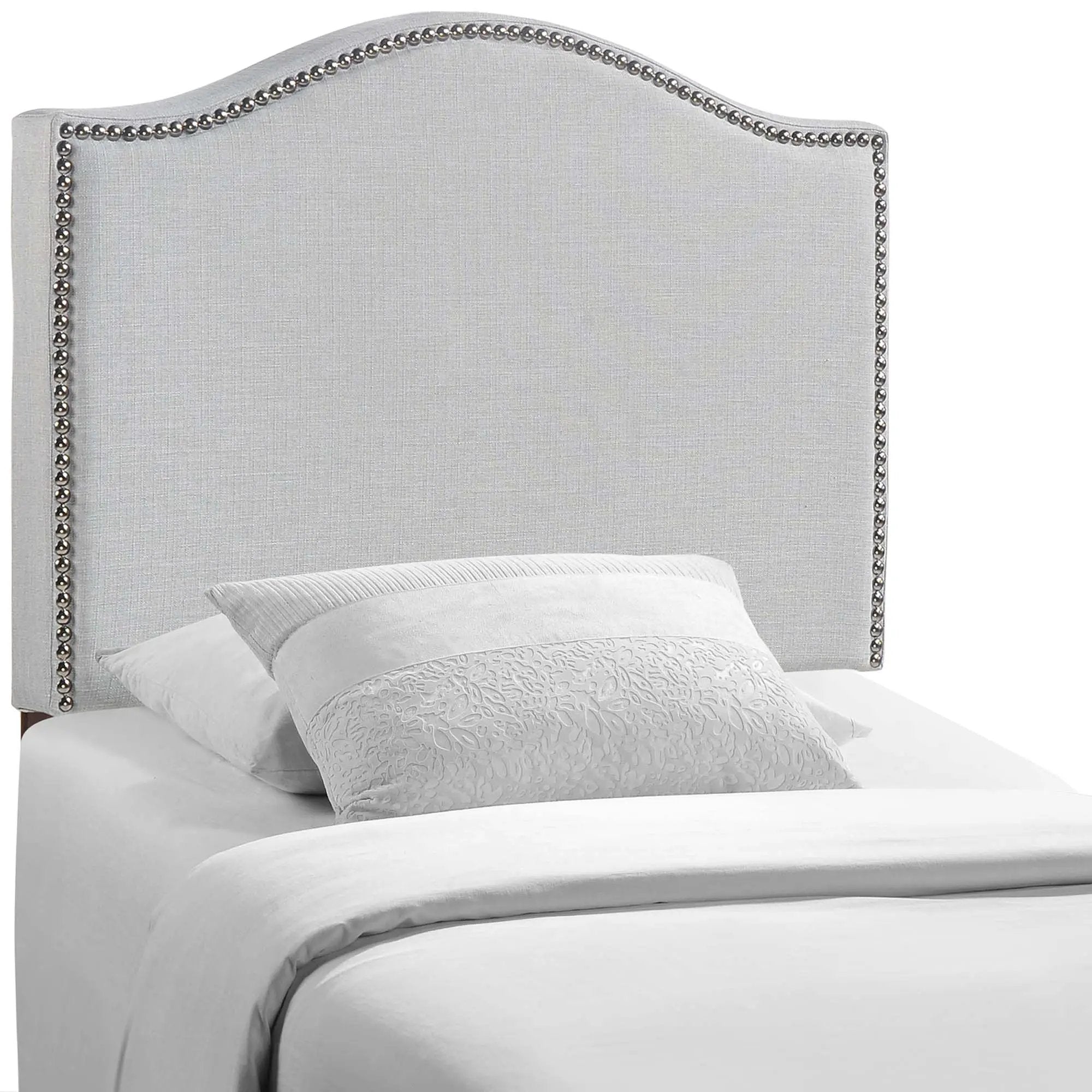 Curl Nailhead Upholstered Twin Headboard by Modway by HouseOfZazla