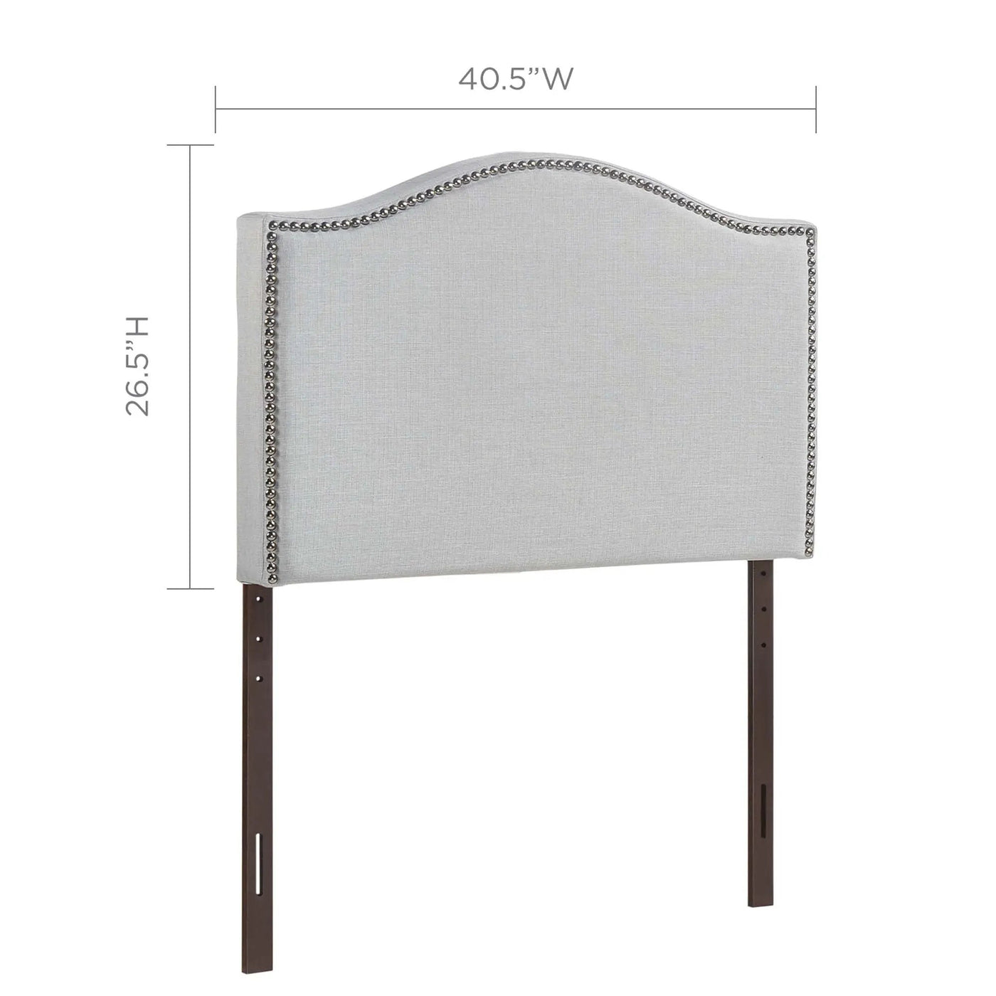 Curl Nailhead Upholstered Twin Headboard by Modway by HouseOfZazla