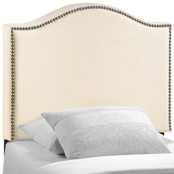 Curl Nailhead Upholstered Twin Headboard by Modway