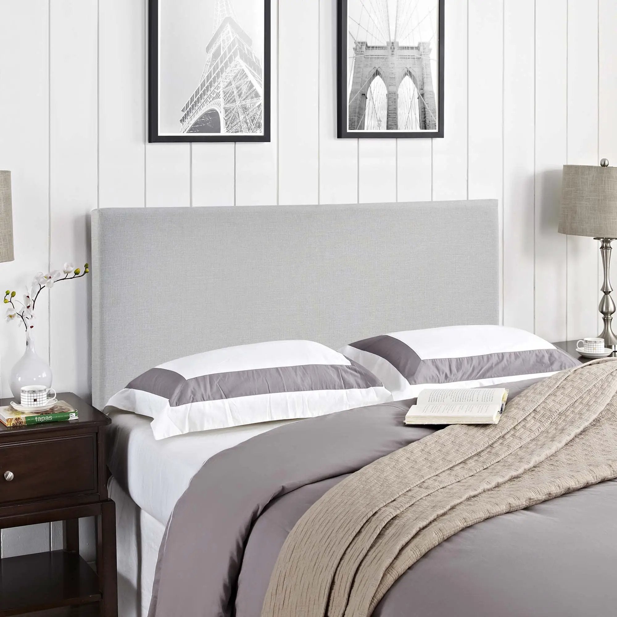 Region Upholstered Fabric Full Headboard by Modway by HouseOfZazla