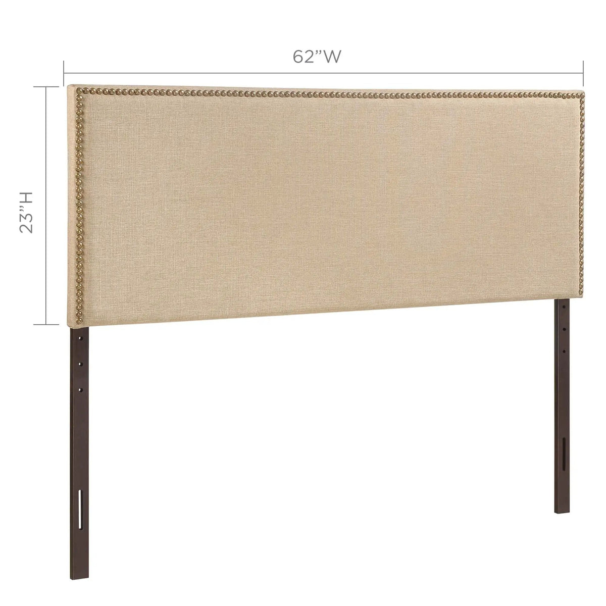 Region Nailhead Upholstered Queen Headboard by Modway by HouseOfZazla