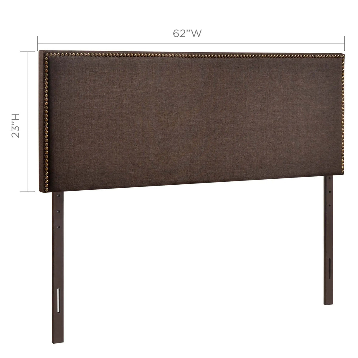Region Nailhead Upholstered Queen Headboard by Modway by HouseOfZazla