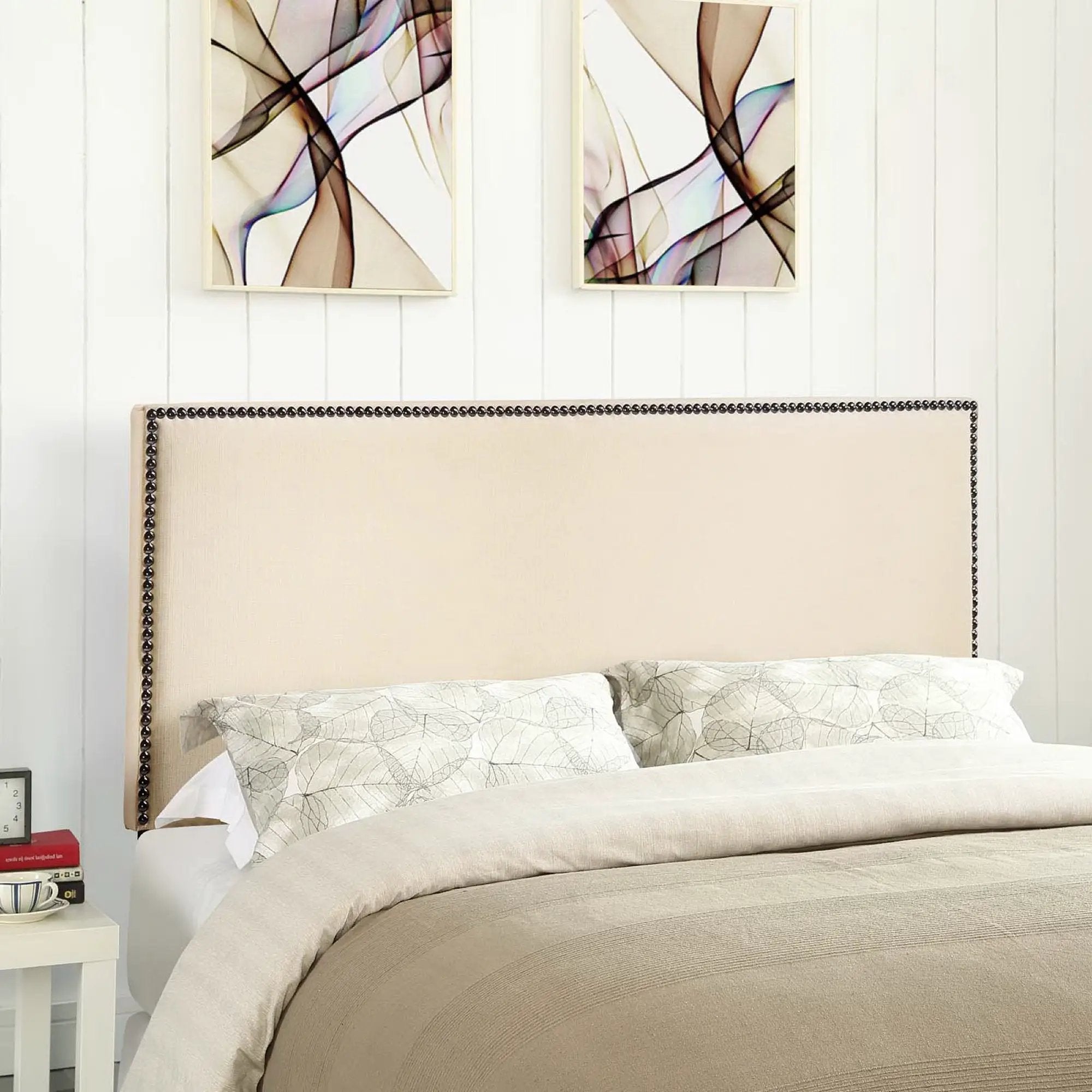 Region Nailhead Upholstered Queen Headboard by Modway by HouseOfZazla