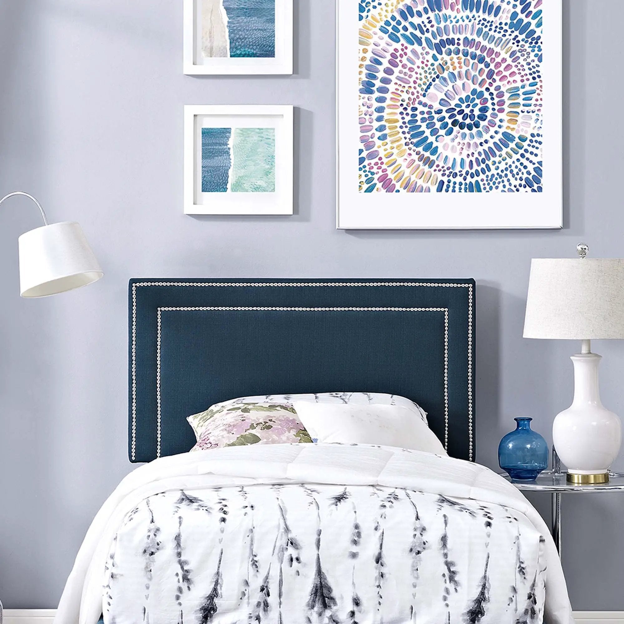Jessamine Upholstered Fabric Twin Headboard by Modway by HouseOfZazla