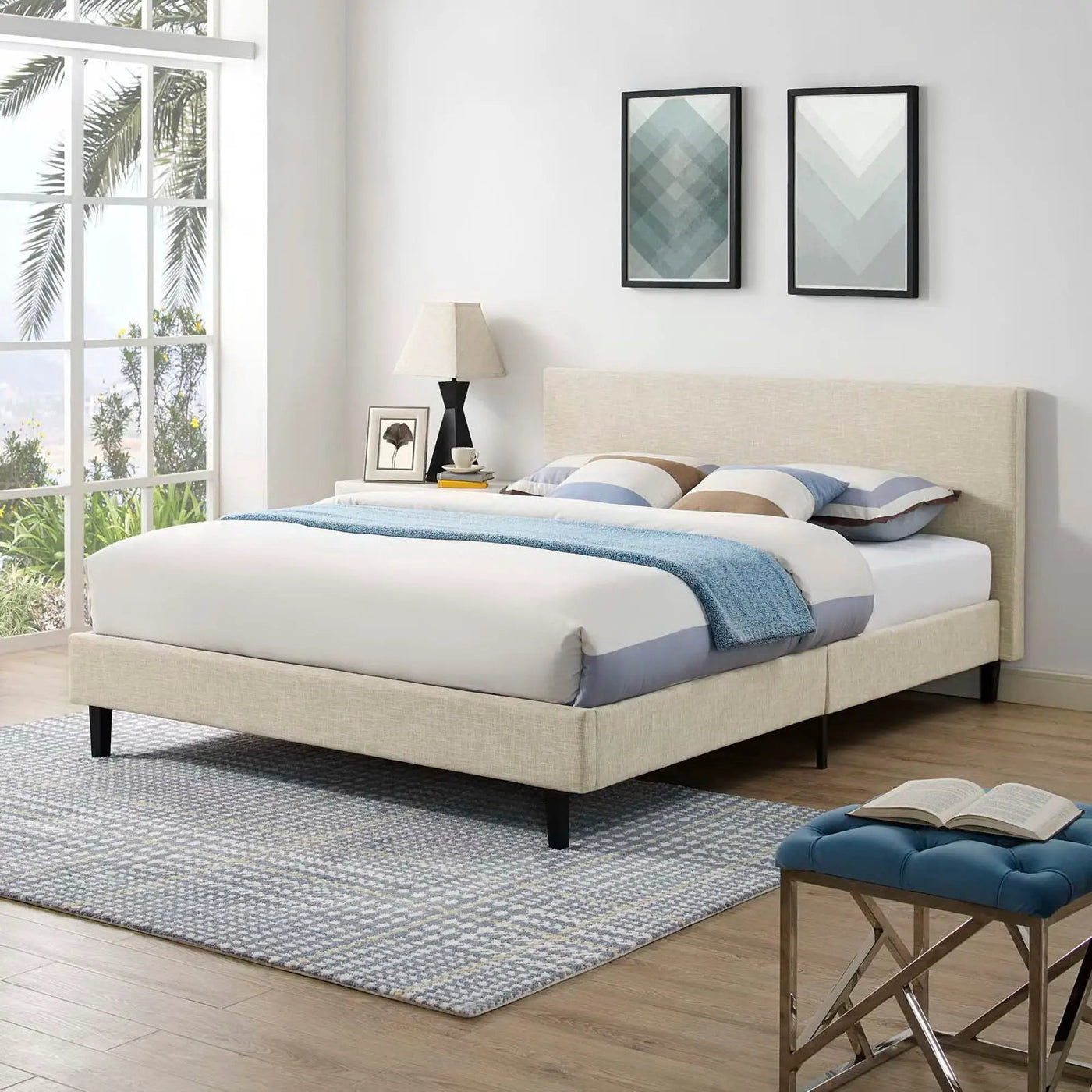 Anya Fabric Queen Bed by Modway by HouseOfZazla
