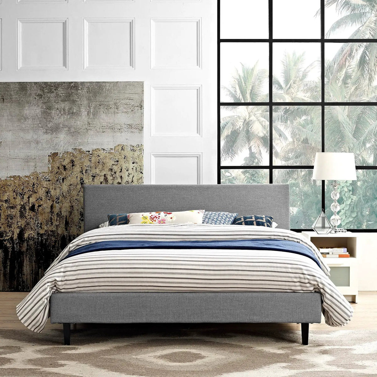 Anya Fabric Queen Bed by Modway by HouseOfZazla