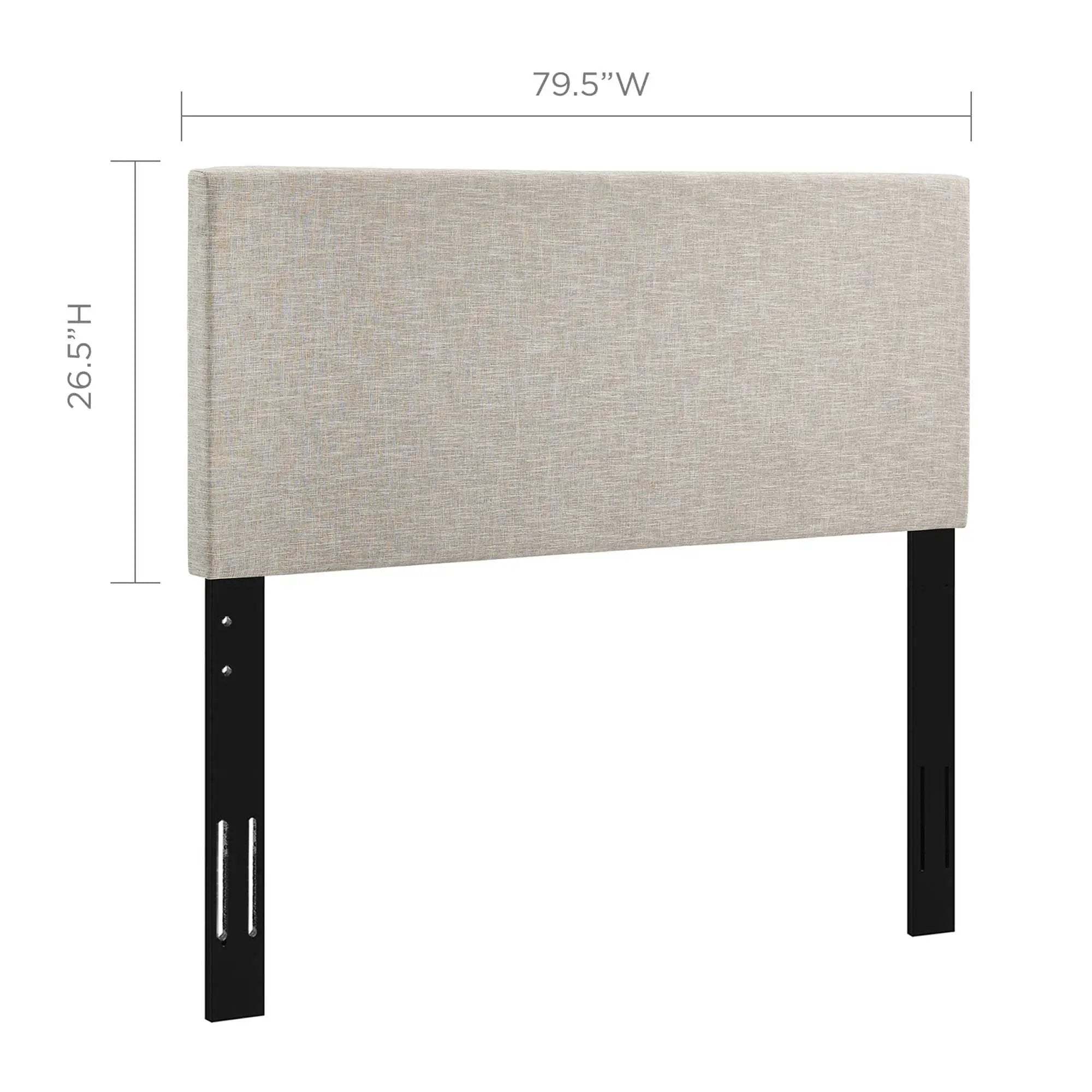 Taylor Upholstered Linen Fabric King and California King Headboard by Modway by HouseOfZazla