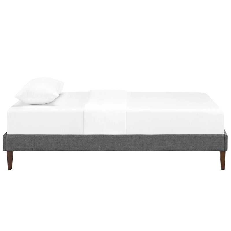 Tessie Fabric Twin Bed Frame with Squared Tapered Legs by Modway by HouseOfZazla