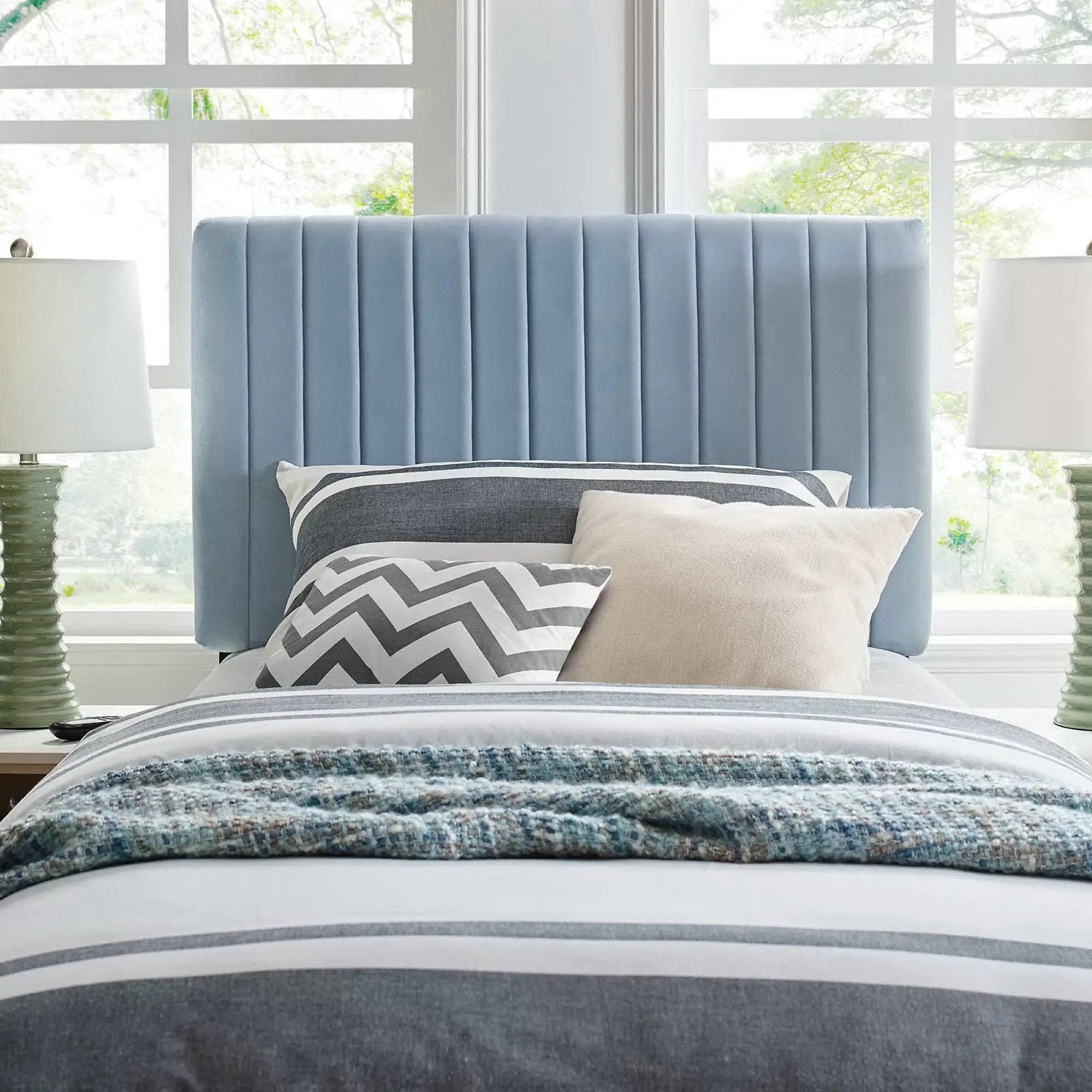 Keira Performance Velvet Twin Headboard by Modway by HouseOfZazla