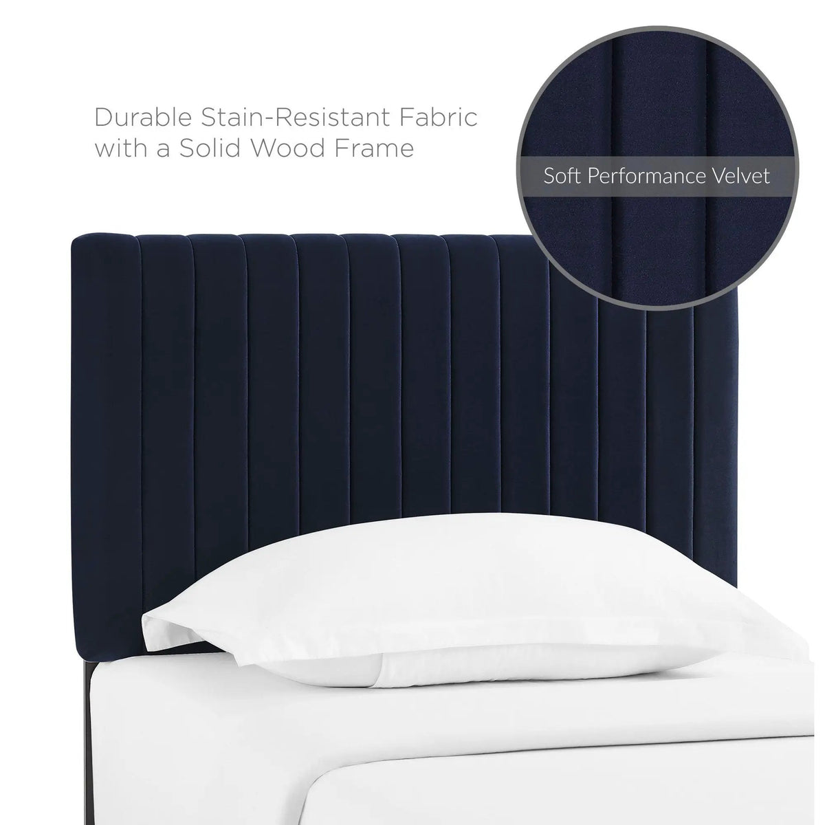 Keira Performance Velvet Twin Headboard by Modway by HouseOfZazla