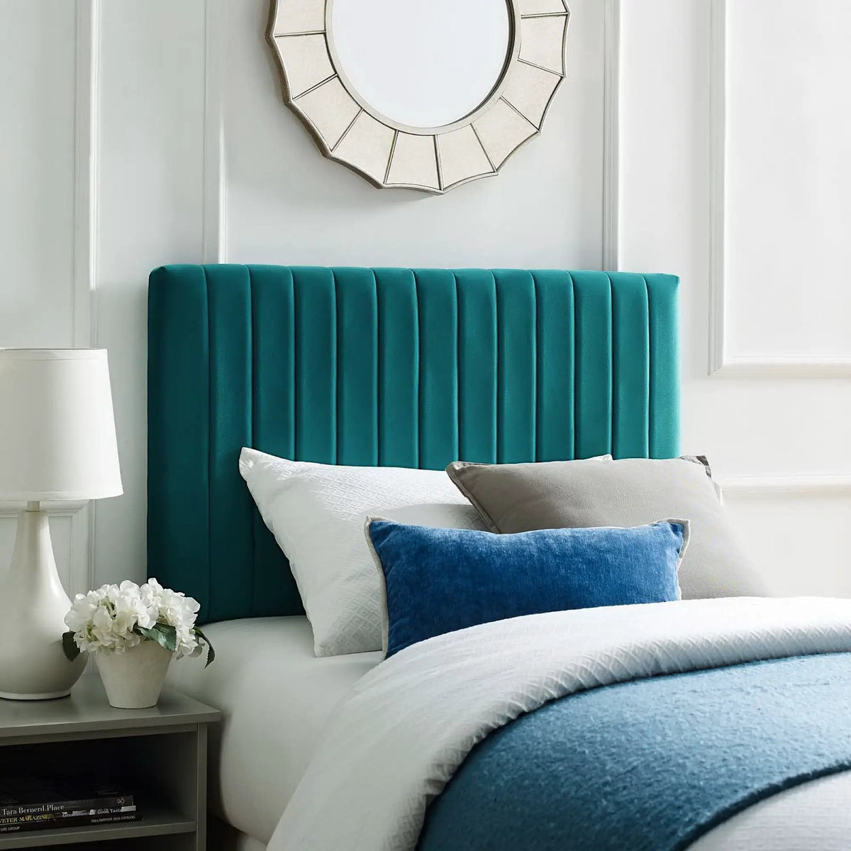 Keira Performance Velvet Twin Headboard by Modway by HouseOfZazla