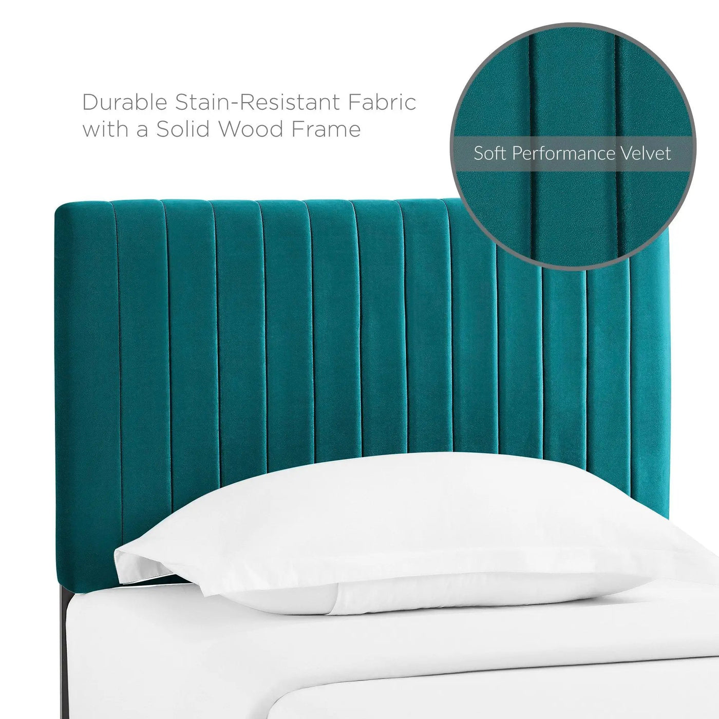 Keira Performance Velvet Twin Headboard by Modway by HouseOfZazla