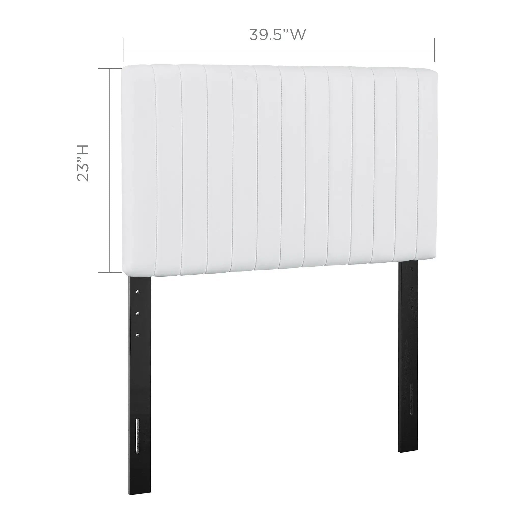 Keira Faux Leather Twin Headboard by Modway by HouseOfZazla