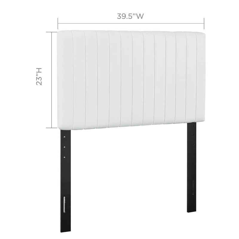 Keira Faux Leather Twin Headboard by Modway by HouseOfZazla