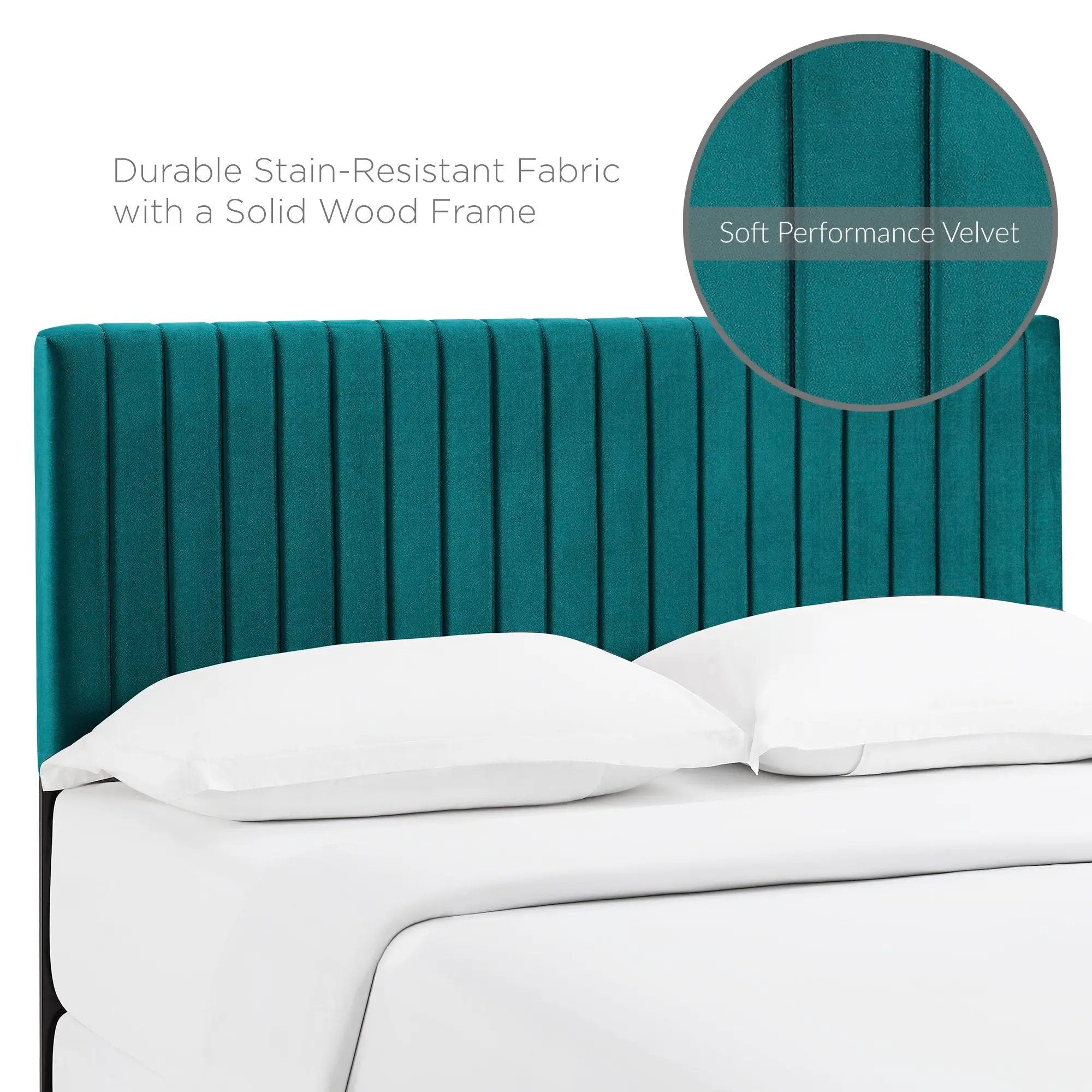 Keira Performance Velvet Full/Queen Headboard by Modway by HouseOfZazla