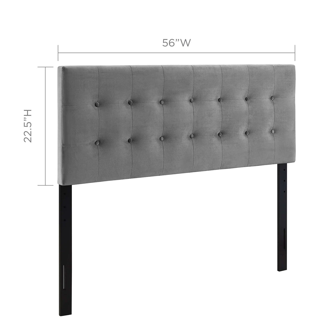 Emily Biscuit Tufted Performance Velvet Full Headboard by Modway by HouseOfZazla