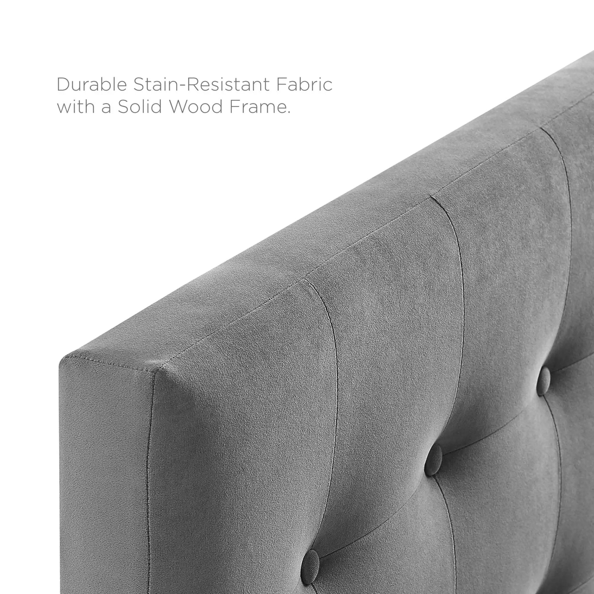 Emily Biscuit Tufted Performance Velvet Full Headboard by Modway by HouseOfZazla