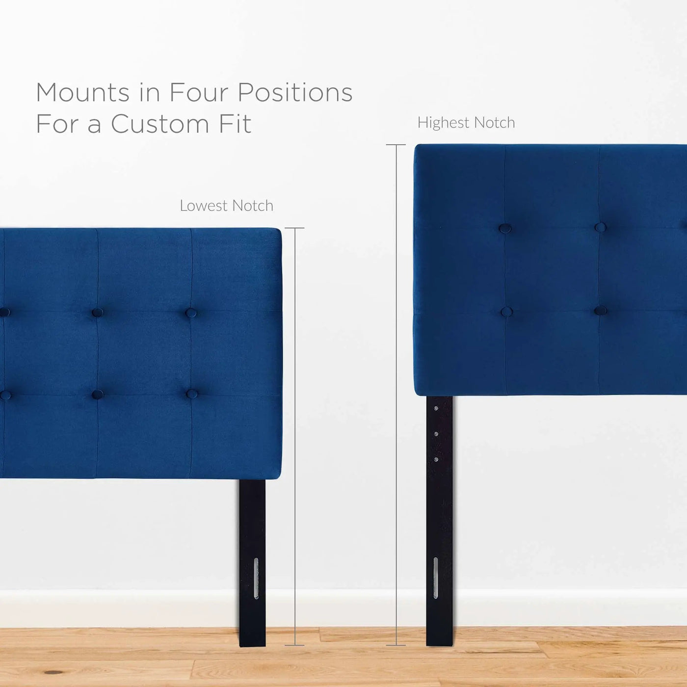 Emily Biscuit Tufted Performance Velvet Full Headboard by Modway by HouseOfZazla