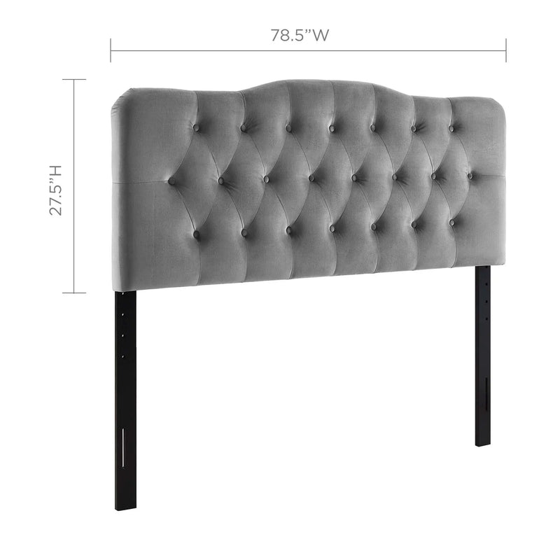 Annabel Diamond Tufted Performance Velvet King Headboard by Modway by HouseOfZazla