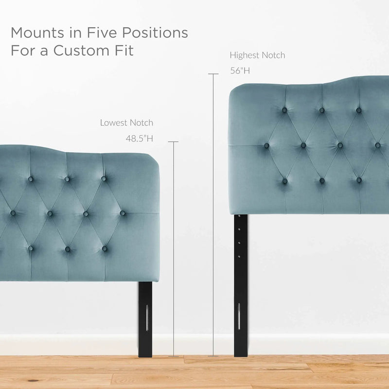 Annabel Diamond Tufted Performance Velvet King Headboard by Modway by HouseOfZazla