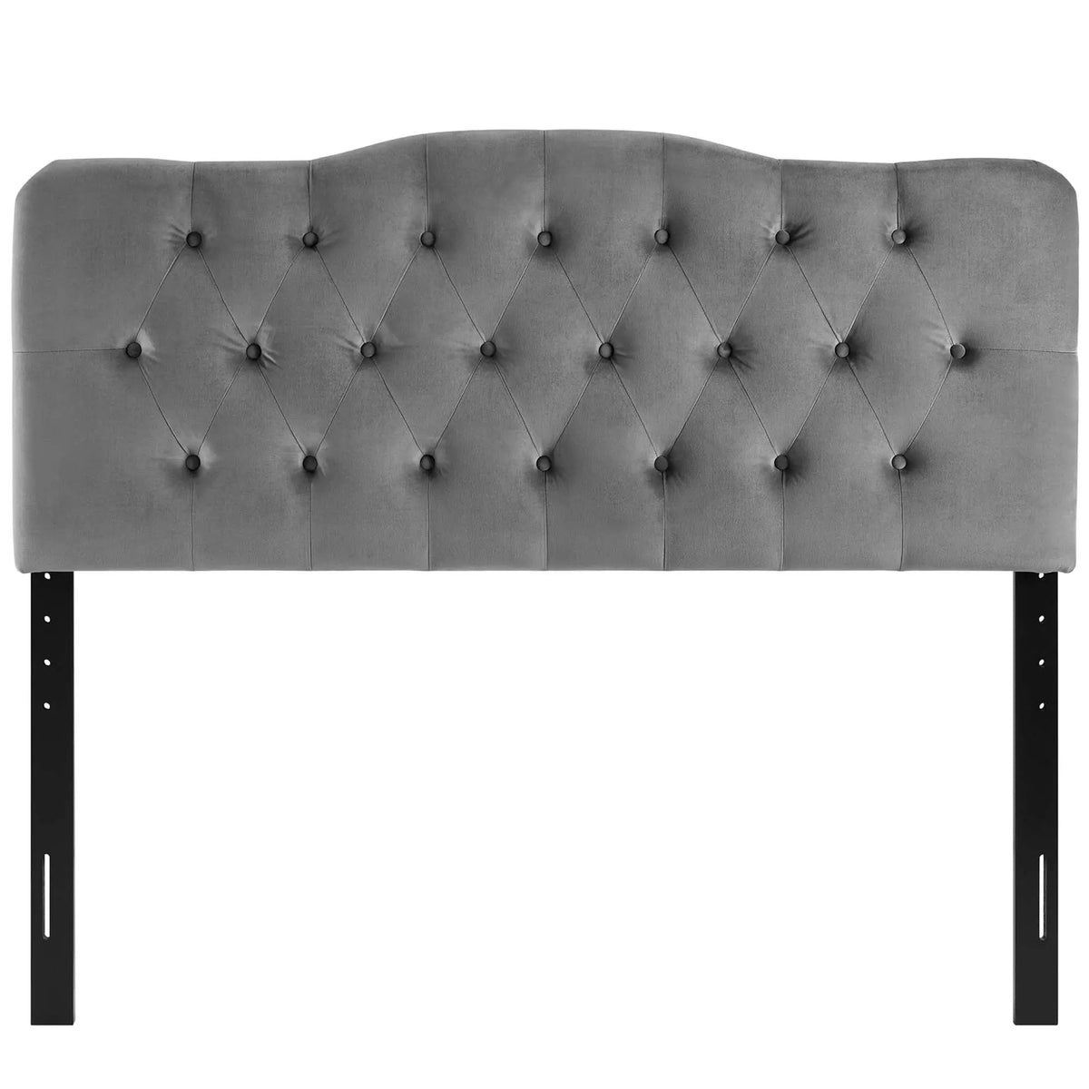 Annabel Diamond Tufted Performance Velvet Queen Headboard by HouseOfZazla