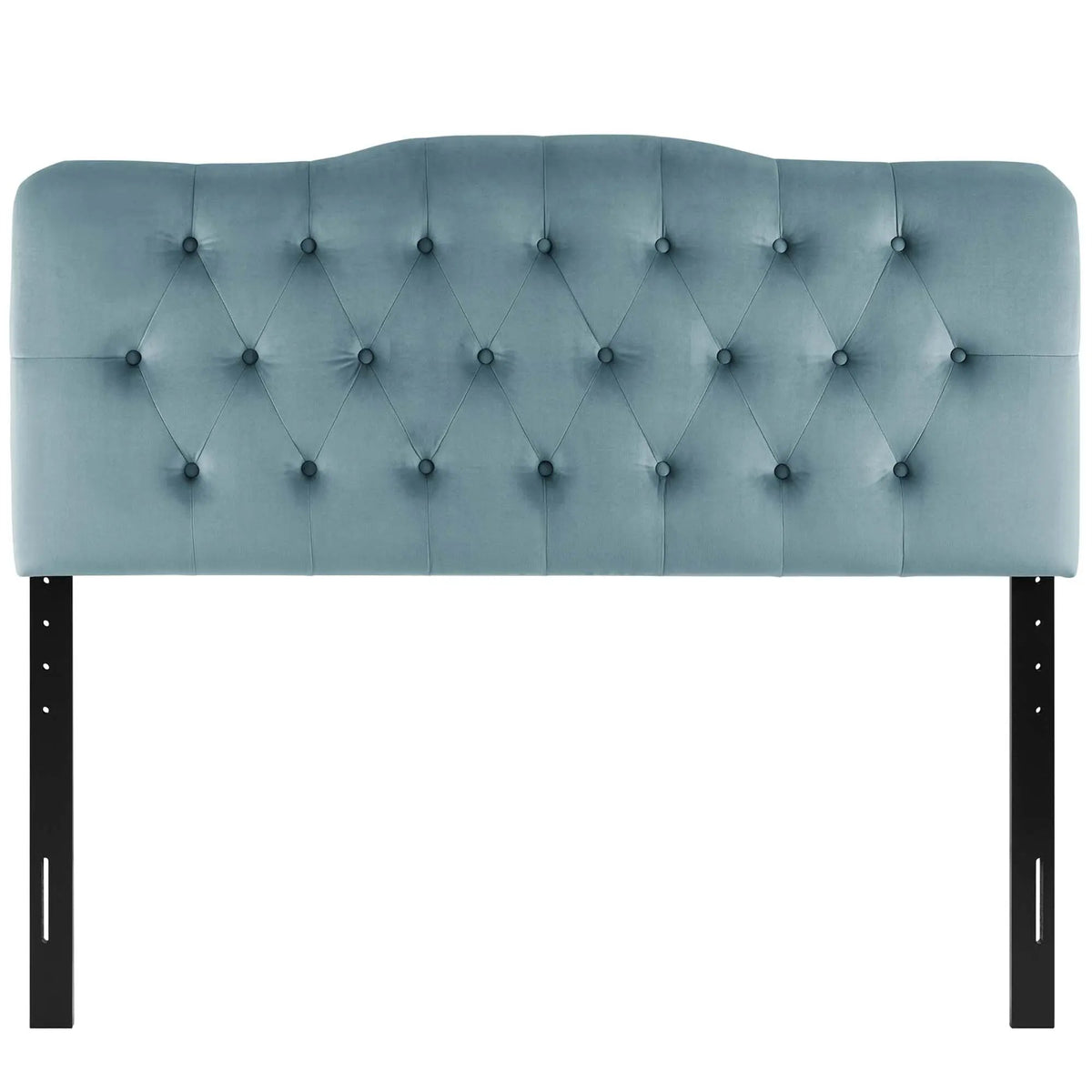Annabel Diamond Tufted Performance Velvet Queen Headboard by HouseOfZazla