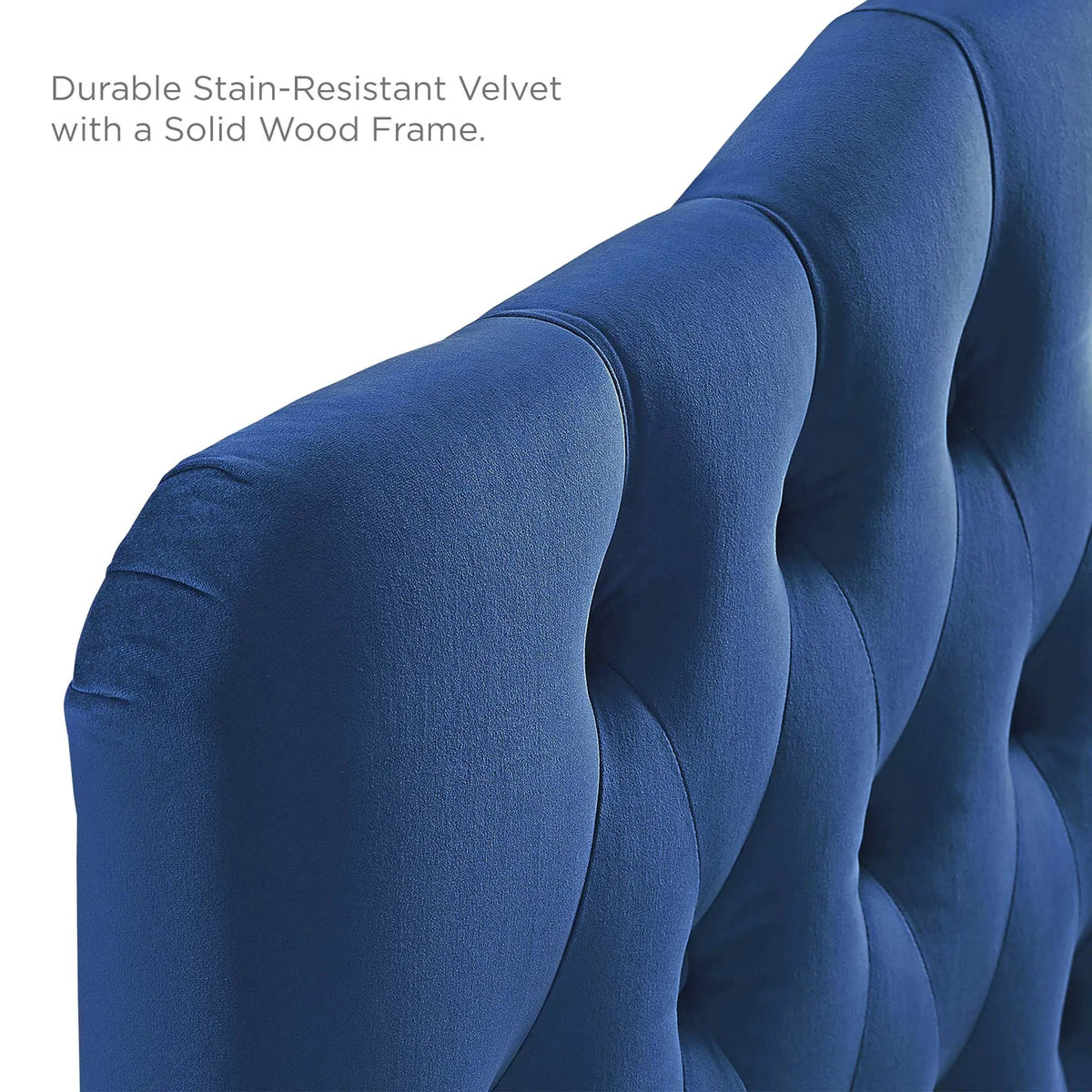 Annabel Diamond Tufted Performance Velvet Queen Headboard by HouseOfZazla