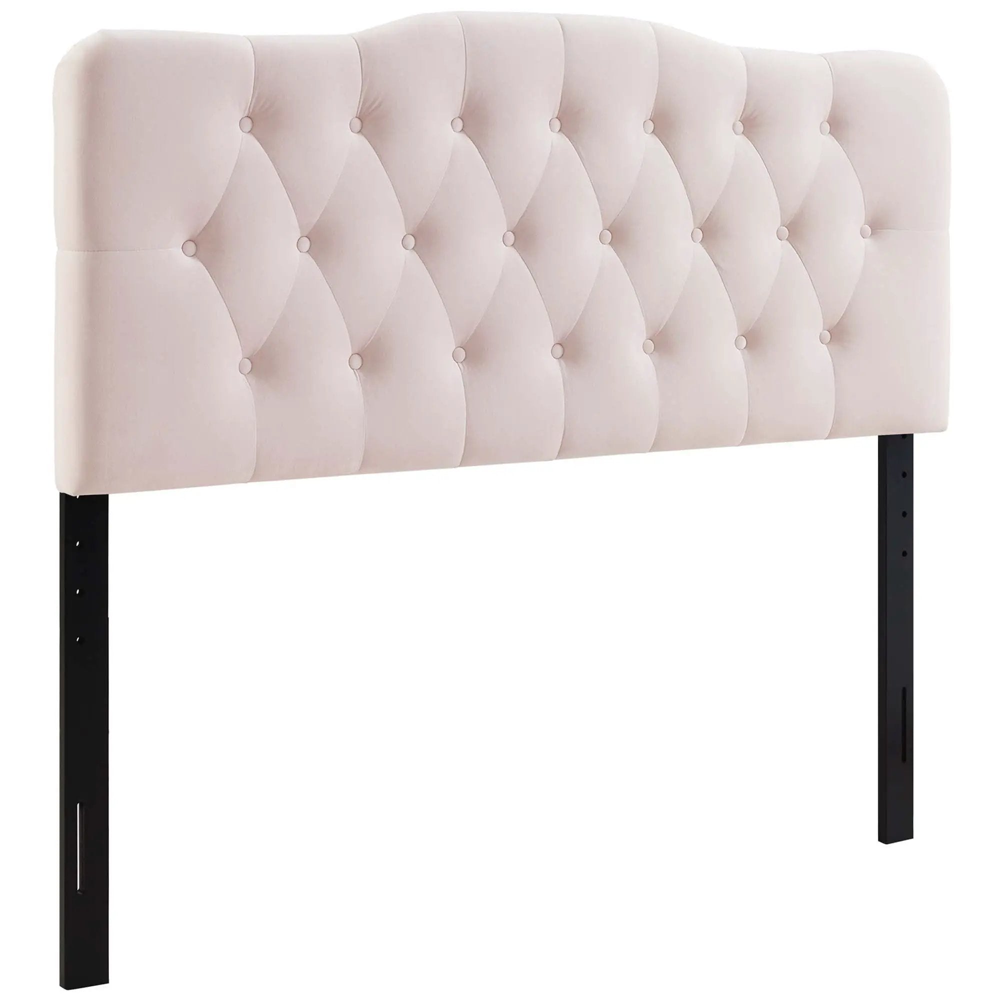 Annabel Diamond Tufted Performance Velvet Queen Headboard by HouseOfZazla