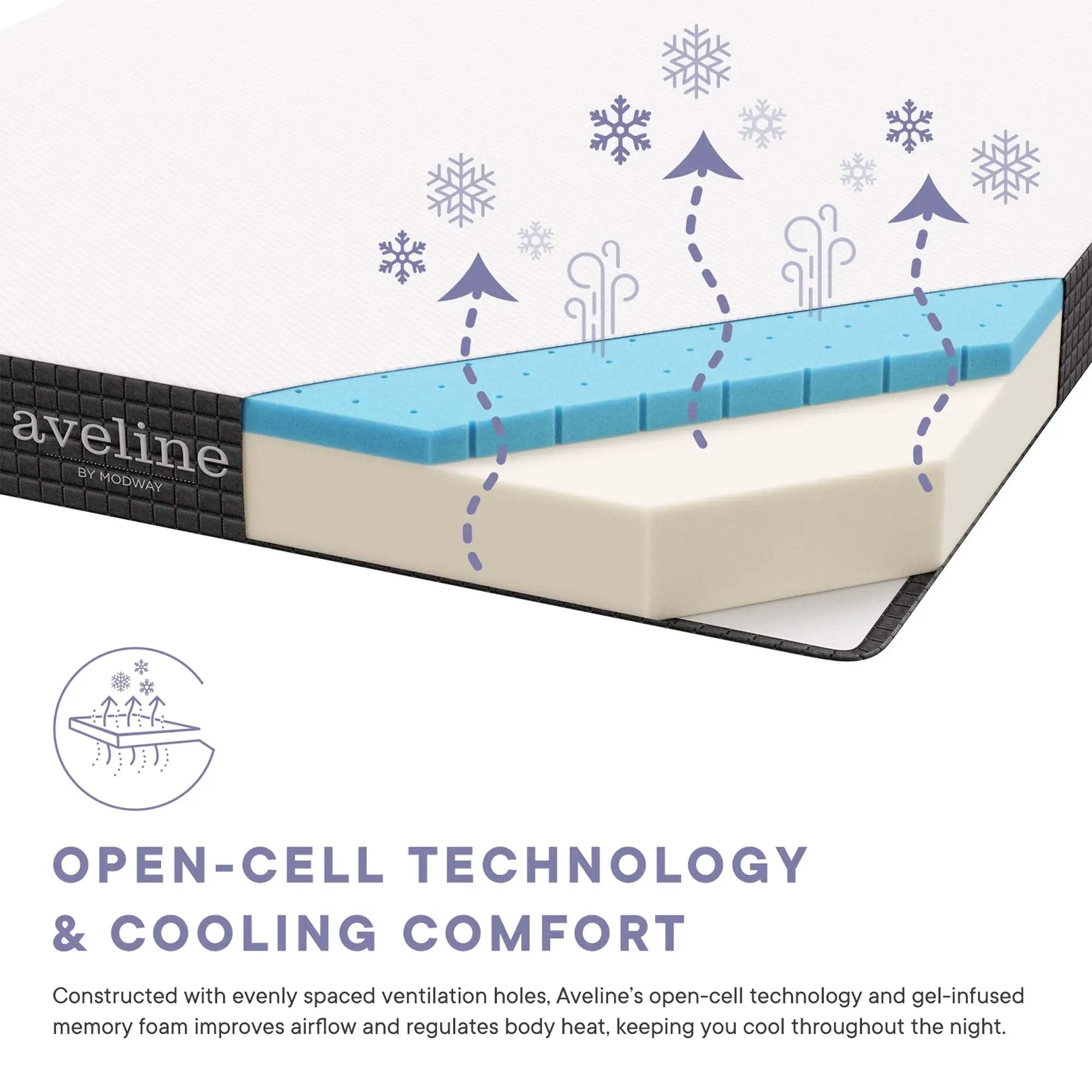 Aveline 6" Narrow Twin Mattress by Modway by HouseOfZazla