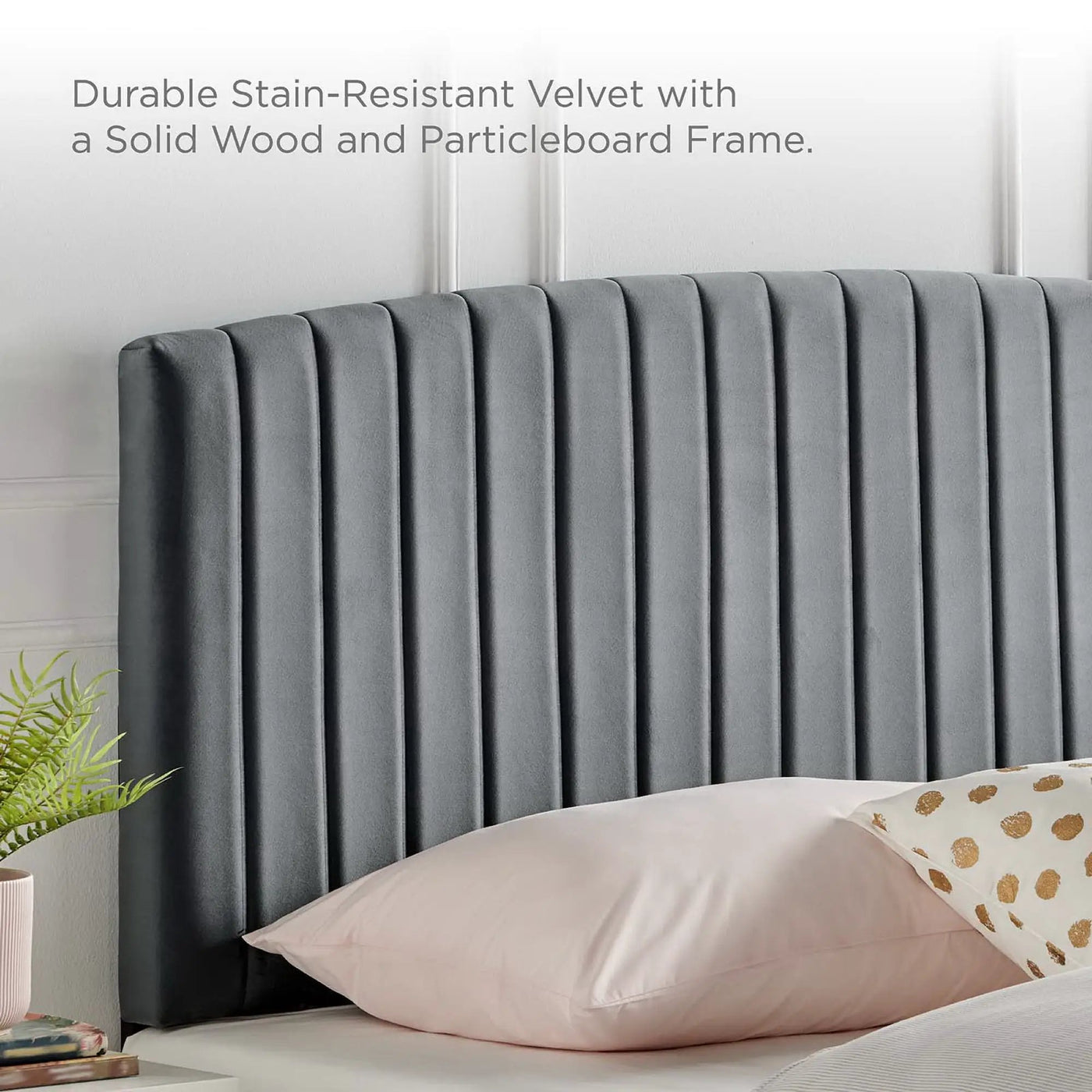 Rebecca Performance Velvet Twin Headboard by Modway by HouseOfZazla