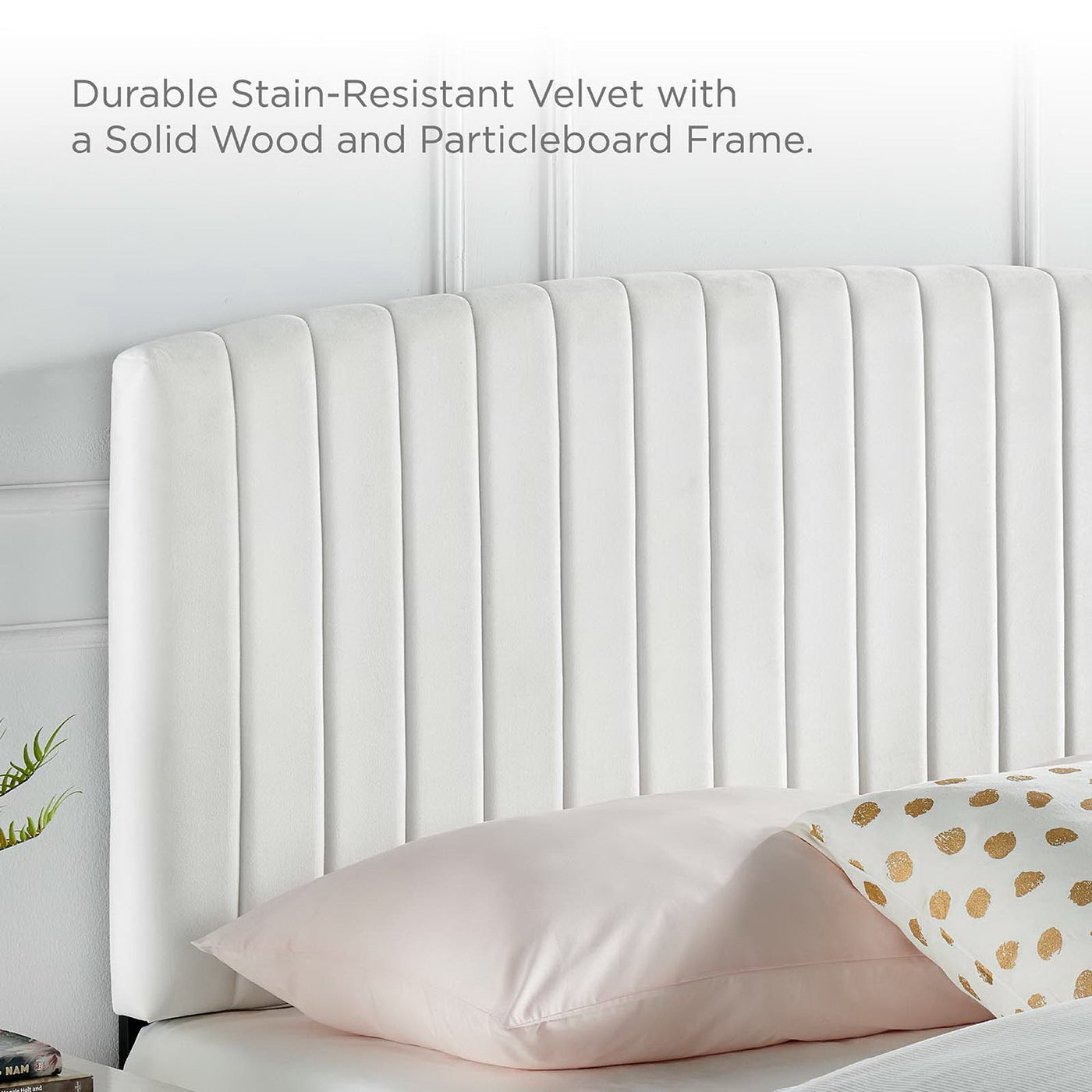 Rebecca Performance Velvet Twin Headboard by Modway by HouseOfZazla