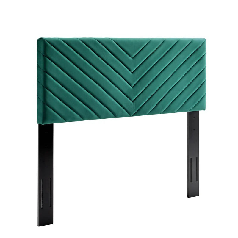 Alyson Angular Channel Tufted Performance Velvet Twin Headboard by Modway by HouseOfZazla