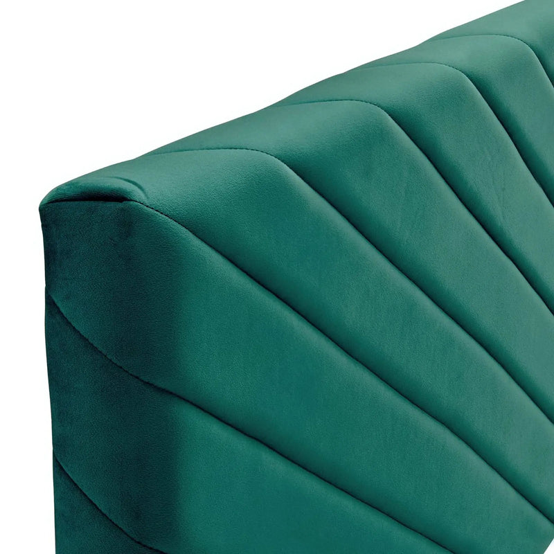 Alyson Angular Channel Tufted Performance Velvet Twin Headboard by Modway by HouseOfZazla