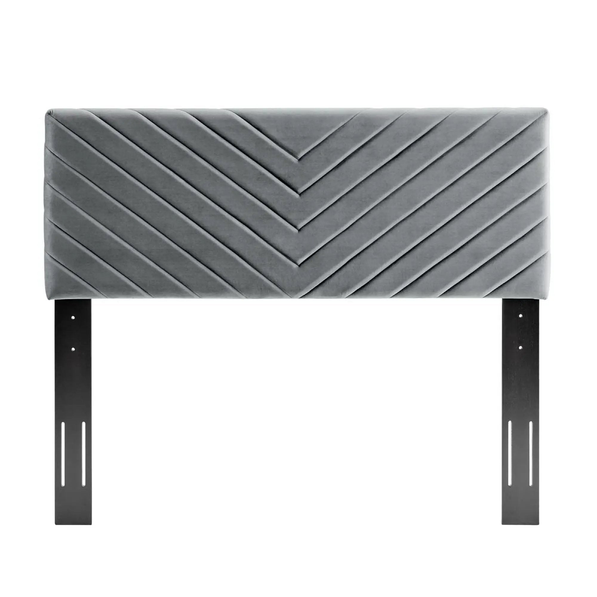 Alyson Angular Channel Tufted Performance Velvet Full/Queen Headboard by Modway by HouseOfZazla