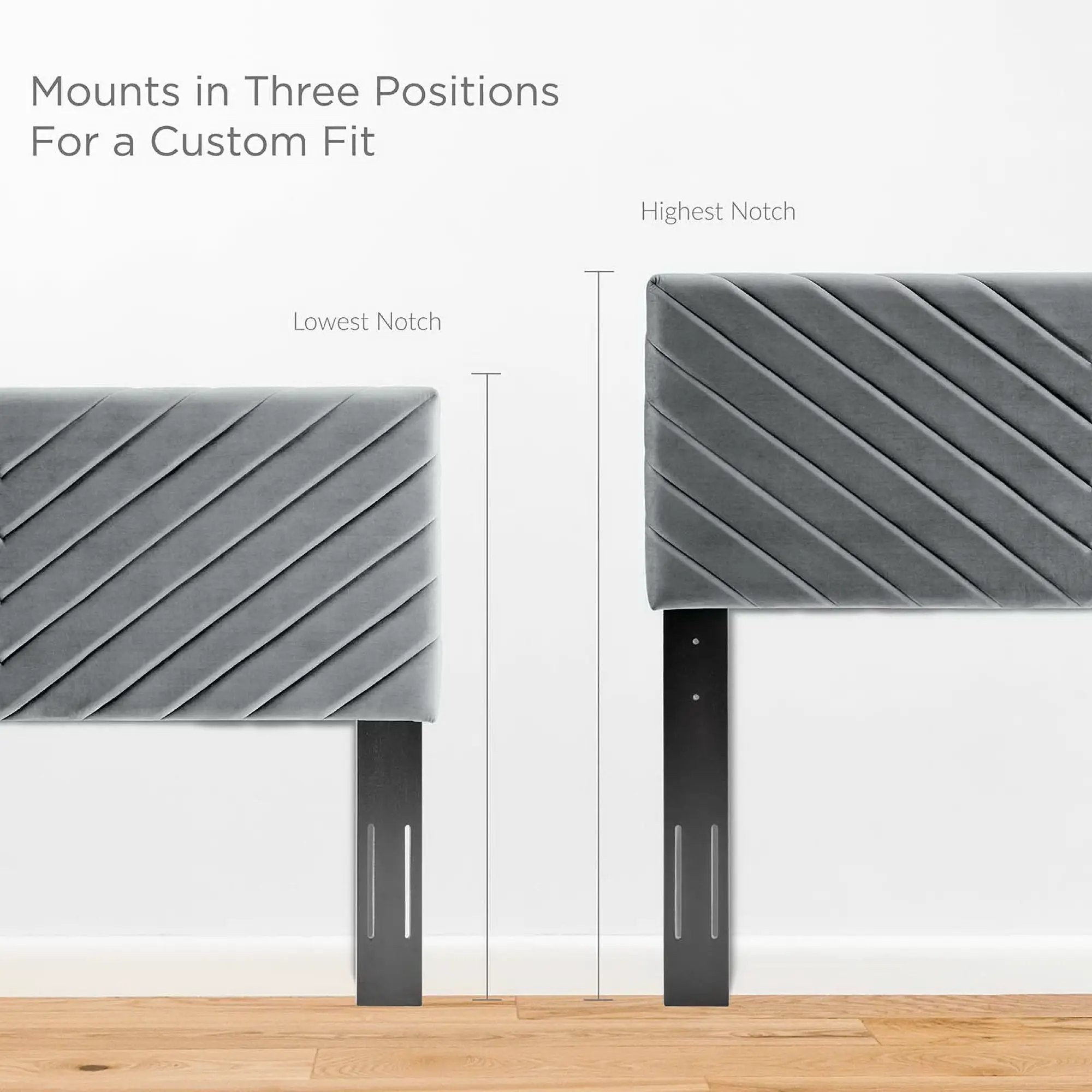 Alyson Angular Channel Tufted Performance Velvet Full/Queen Headboard by Modway by HouseOfZazla
