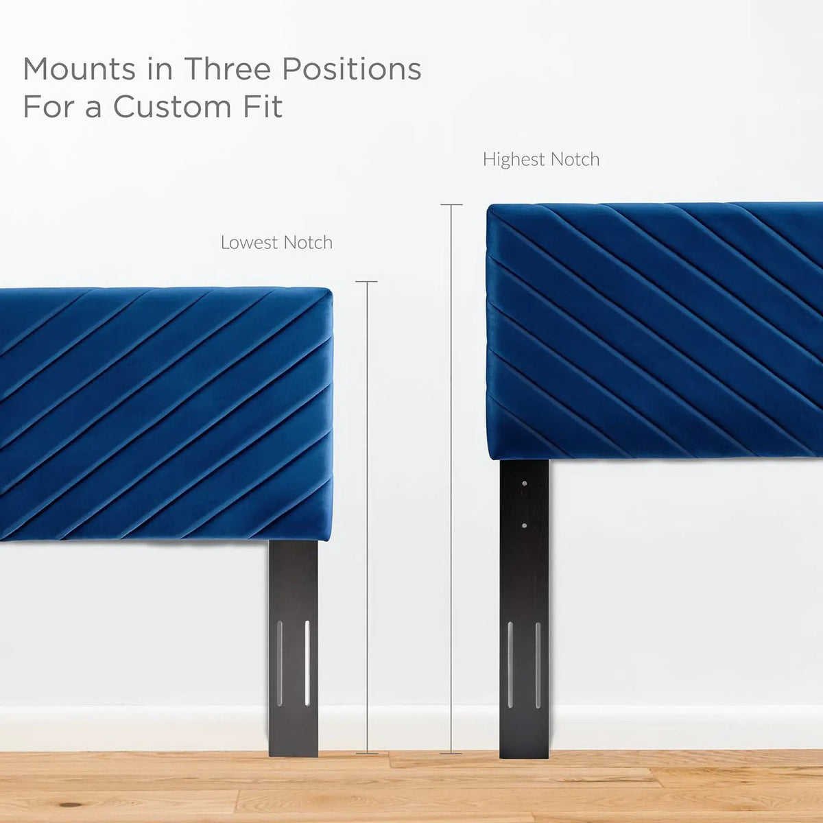 Alyson Angular Channel Tufted Performance Velvet Full/Queen Headboard by Modway by HouseOfZazla