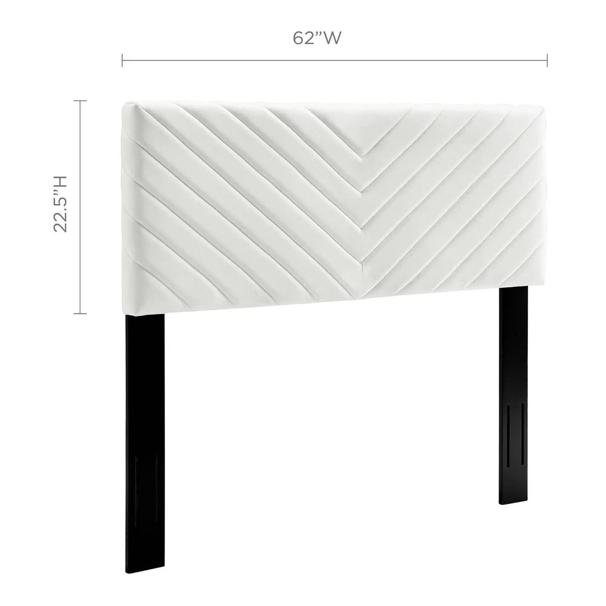 Alyson Angular Channel Tufted Performance Velvet Full/Queen Headboard by Modway by HouseOfZazla
