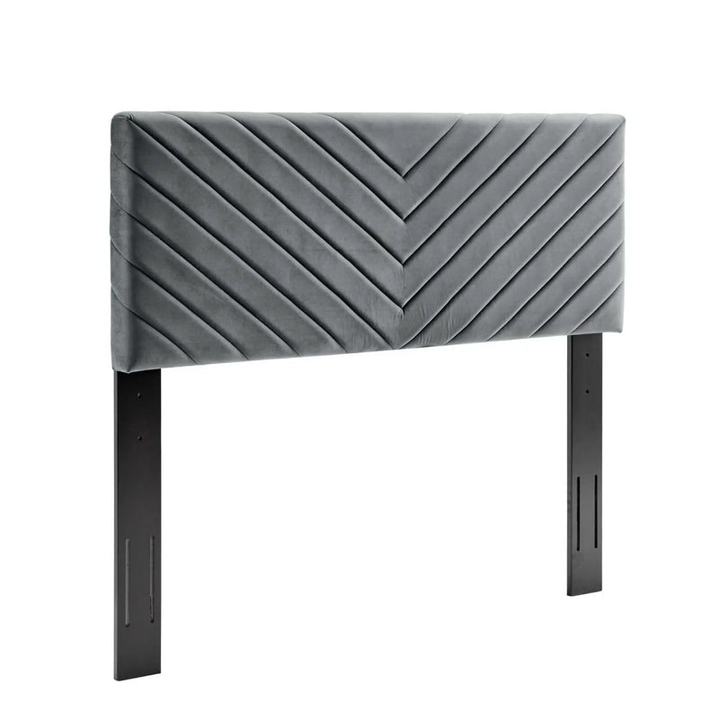 Alyson Angular Channel Tufted Performance Velvet Headboard by Modway by HouseOfZazla