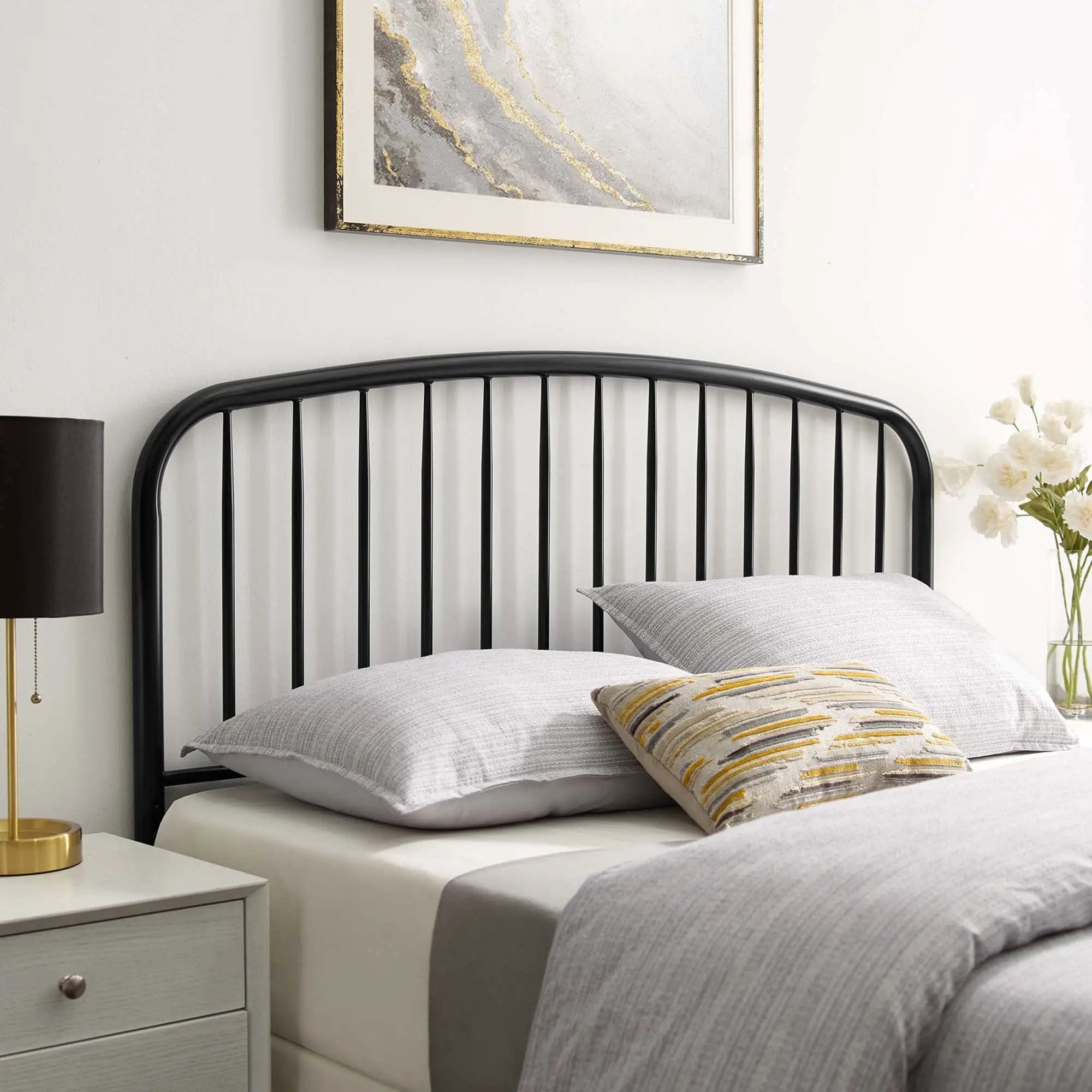 Nova Metal Queen Headboard by Modway by HouseOfZazla