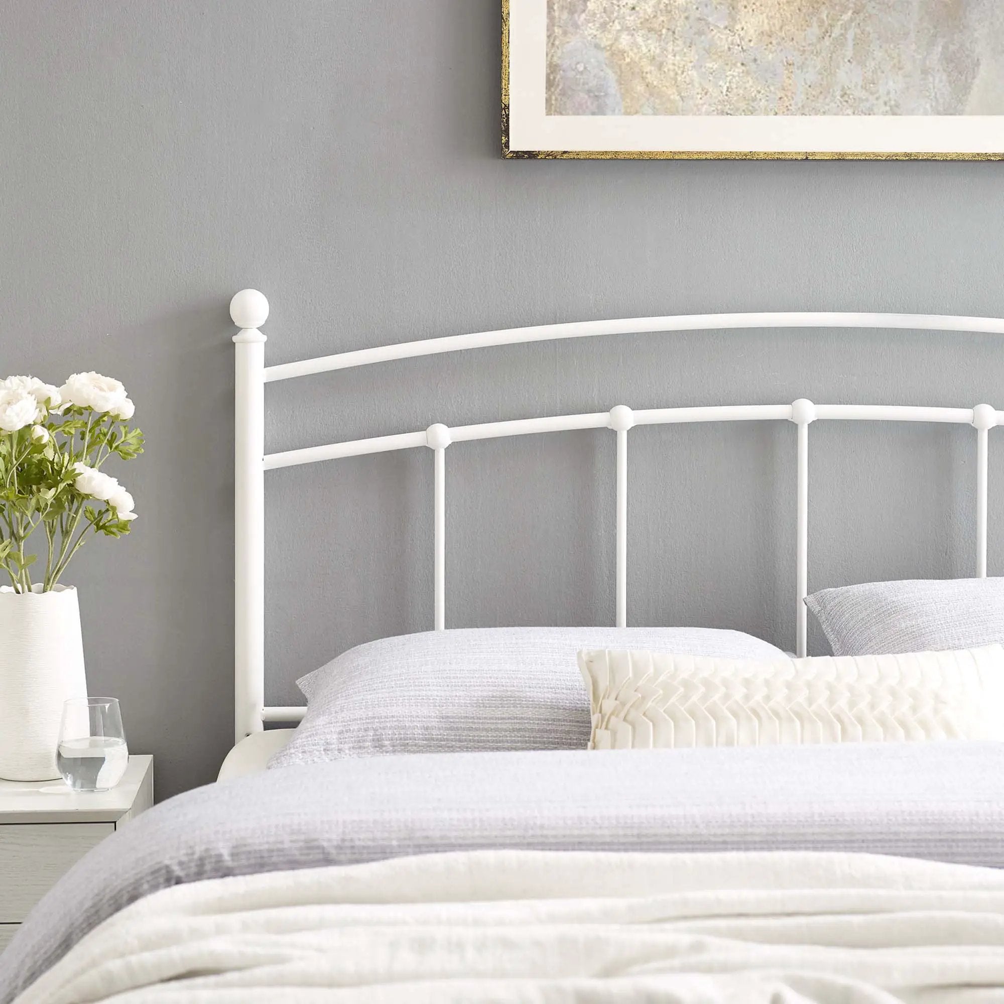 Abigail Metal Twin Headboard by Modway by HouseOfZazla